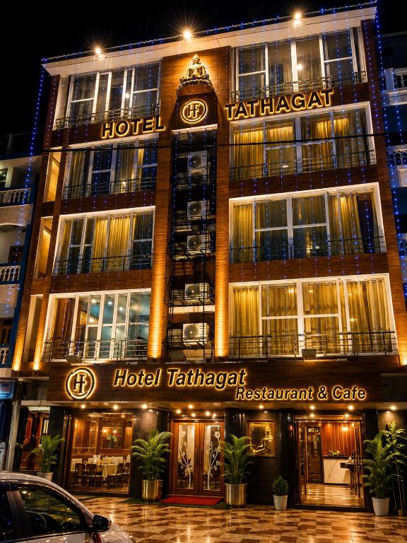 Hotel Tathagat entrance steps